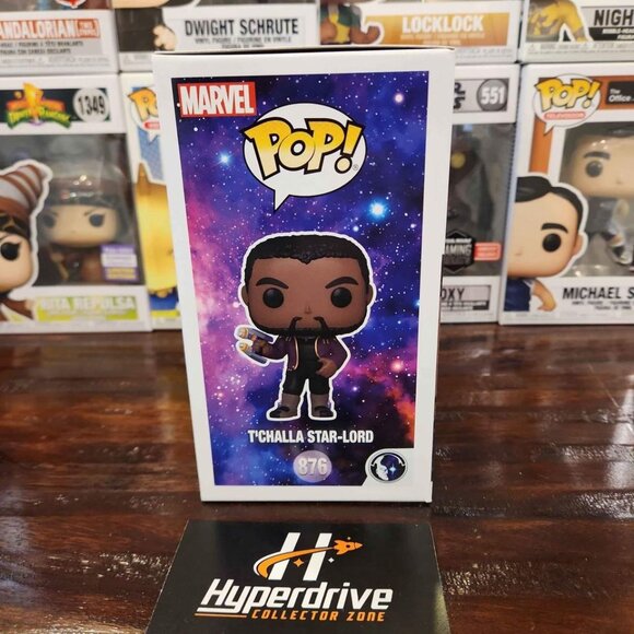 Funko PoP Marvel What If...? T'Challa Star-Lord - Picture 4 of 6